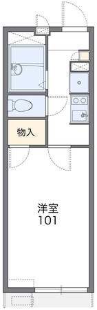 レオパレス感謝の物件間取画像